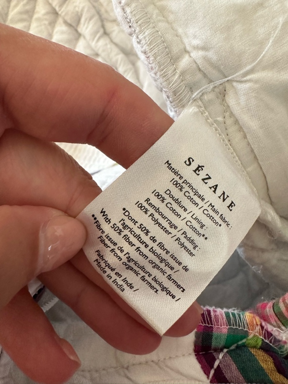 Sezane Patchwork Island Shorts FR 44 US 12 - Picture 9 of 11